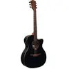 Lâg T118ACE - Guitare folk électroacoustique - Auditorium Cutaway - Black