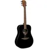 Lâg LAG Guitars Tramontane 118 T118D-BLK Black guitare acoustique folk