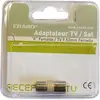 Erard - Adaptateur fiche satellite femelle, tv 9,52mm femelle