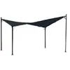 HOME MAISON BUTTERFLY - Tonnelle 3,5x3,5m - Acier - Gris Anthracite