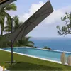 OZALIDE SUNKING - Parasol déporté 3x3m - Gris Anthracite