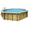 UBBINK Piscine hors sol  Diamètre 5,80 M - Hauteur 130cm - Liner Bleu