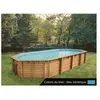 Piscine bois Océa 8,60 x 4,70 x 1,30 m - Liner bleu - Ubbink TU