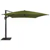 PROLOISIRS Parasol déporté Elios Sunbrella 3 x 3 m en Alu - green - inclinable et orientable