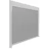 PROLOISIRS Rideau BioClim 3M pour Pergola Adossée - Aluminium époxy blanc - TPEP perle