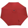 Toile Parasol Mat Droit 350/8 Polyester 200gr SD - Rouge