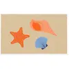 PROLOISIRS Paillasson 75x45 Fibre Naturelle - Coquillages