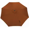 PROLOISIRS Toile Parasol Mat Droit 350/8 Polyester 200gr SD - Sienne