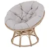 PROLOISIRS Fauteuil pivotant en résine Love