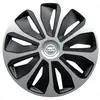 4 Enjoliveurs Argent Et Noir Gt7 Gulf 13 Pouces