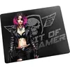 Tapis de souris PHANTOM Verre Trempé Gaming 42x33 cm Micro-gravé 2µm