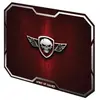 Spirit of Gamer Winged Skull Tapis de souris de jeu Noir, Rouge