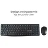 Clavier AZERTY et souris sans fil Advance Elite TU
