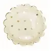Assiette carton SCRAPCOOKING x8 gold 23cm