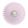 Assiette carton SCRAPCOOKING x8 Licorne 23cm