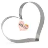 Découpoir - ScrapCooking - XXL Coeur - Inox - Argenté - Compatible congélateur