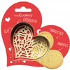 Découpoir biscuits coeur en relief - ScrapCooking