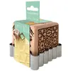 SCRAP COOKING Tampons pour biscuits - Non spécifié - 5 motifs - Découpoir en inox - Bois de hêtre - Mixte