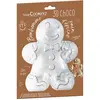 SCRAP COOKING Moule 3D pour chocolat - Bonhomme pain d'épices - 18 x 15,9 x 6 cm
