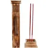 Galeo - Support encens bâton colonne bois Diffuseurs et parfums d'intérieur 1 pieces unisex