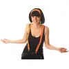 BRETELLES FLUO ORANGE ADULTE