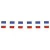 Guirlande drapeaux tricolore France 10 mètres