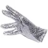 PARTYPRO Gants - Sequin Argent - Intérieur - Mixte - Adulte
