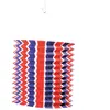 Lampion Cylindrique Tricolore - Bleu Blanc Rouge