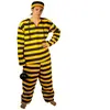 RueDeLaFete Déguisement XXL, Prisonnier Western jaune/noir XXL, adulte 873235PPRO