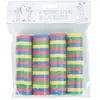 PartyPro SACHET DE 4 ROULEAUX DE 18 SERPENTINS Multicolore