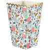 Sachet de 8 Boites à pop-corn Fleuries 12,5 cm