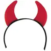 PartyPro Serre Tete Corne De Diable Rouge En Feutrine