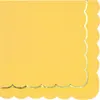 Sachet de 16 serviettes Jaune