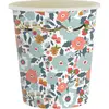Sachet de 8 Gobelets Fleuris