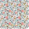 Sachet de 16 serviettes Fleuries