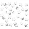 Confettis de table carton étoiles Argent
