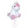 TimPuce piñata à tirer baby licorne assise 50cm blanc - 40119055