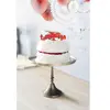 PARTYPRO 6 DÉCORATIONS POMPIERS POUR GATEAUX Rouge