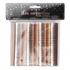 Sachet de 4 rouleaux de serpentins Rose gold