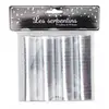 Sachet de 4 rouleaux de serpentins Argent