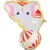 Ballon mylar Eléphant vintage circus 90 cm