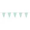 GUIRLANDE FANION FESTONNÉE BLEU PASTEL OR  Bleu, Turquoise, Ciel, Marine