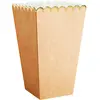 Sachet de 8 Boites à pop-corn Kraft et Or