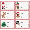 Etiquettes Cadeaux Adhesives Sweety Xmas X12