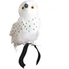 Chouette blanche pour déguisement - Accessoire de 22 cm avec scratch