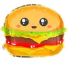Sachet de 8 assiettes Burger Junk Food