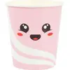 Sachet de 8 Gobelets Junk Food, Rose