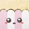 Sachet de 16 Serviettes cornet de pop corn Junk Food, Rose