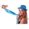 Cravate fluo bleue adulte