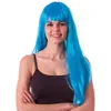 Perruque lola turquoise néon